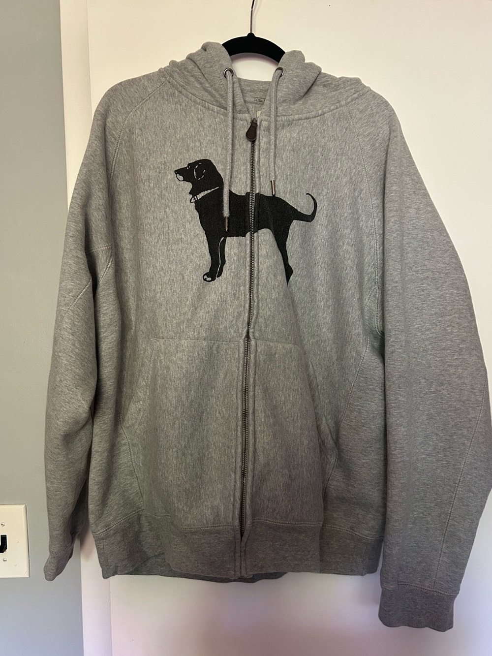 The Black Dog zip up hoodie